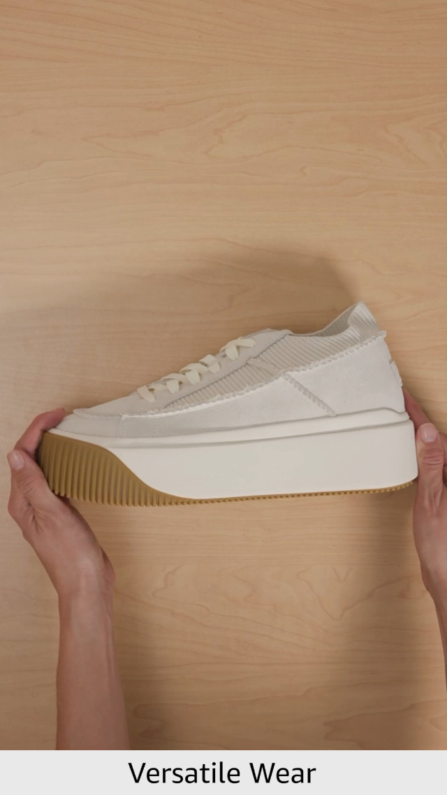 Amazon.com | UGG Women's EZ-DUZZIT LACE Sneaker, White, 8.5